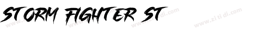 Storm Fighter St字体转换